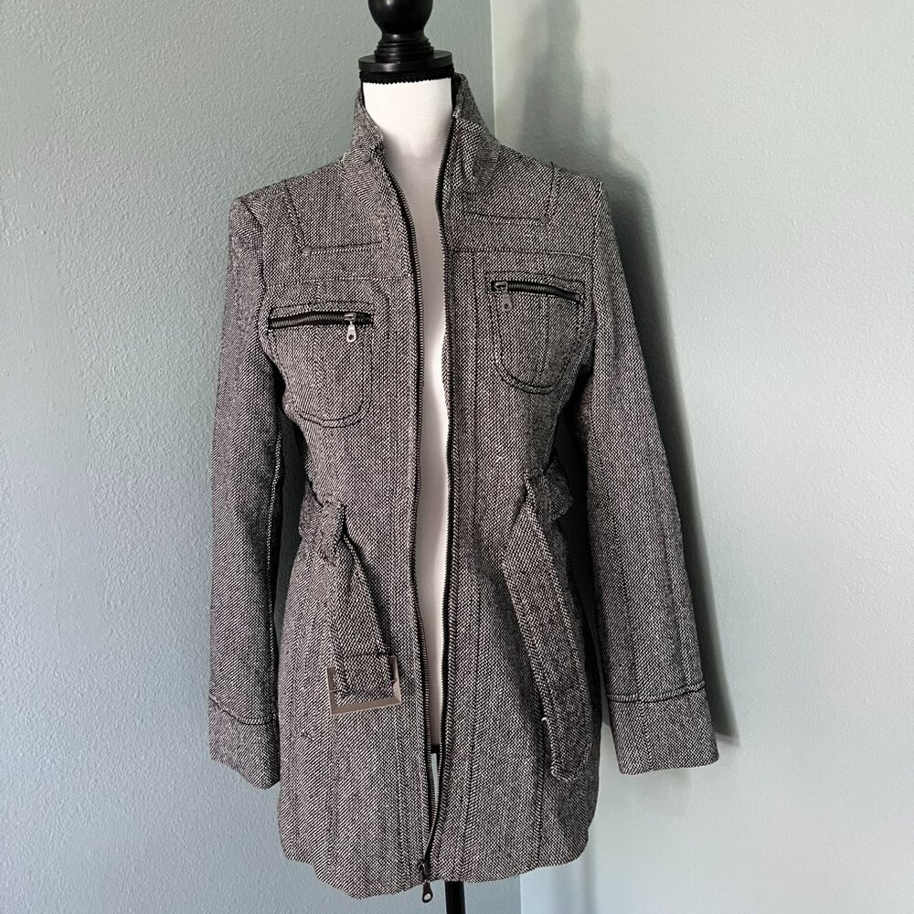 New G By Guess Women Wool Jacket Size M